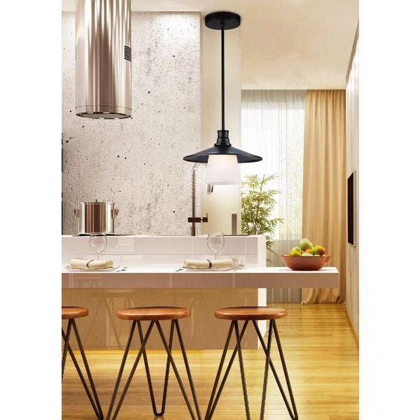 Loft Lampa Wisząca 1X60W E27 Czarny Candellux