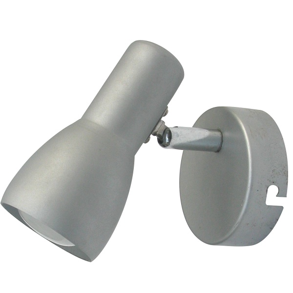 Picardo Lampa Kinkiet 1X40W E14 Szaro Srebrny Candellux