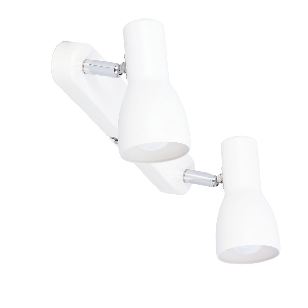 Picardo Lampa Sufitowa Listwa 2X40W E14 Biały Mat Candellux