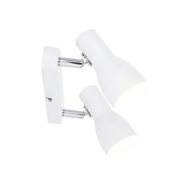 Picardo Lampa Sufitowa Listwa 2X40W E14 Biały Mat Candellux