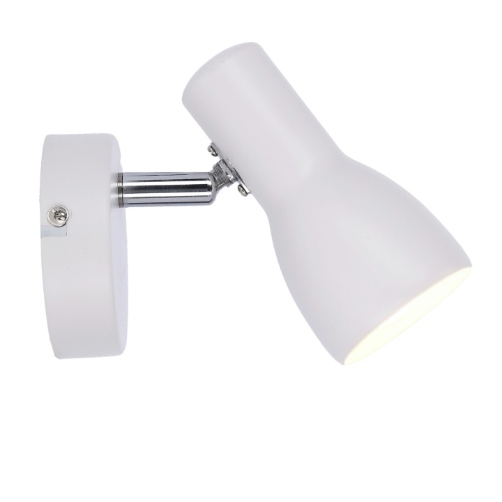 Picardo Lampa Kinkiet 1X40W E14 Biały Mat Candellux