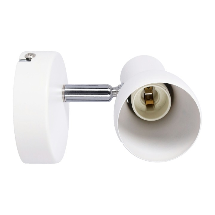 Picardo Lampa Kinkiet 1X40W E14 Biały Mat Candellux