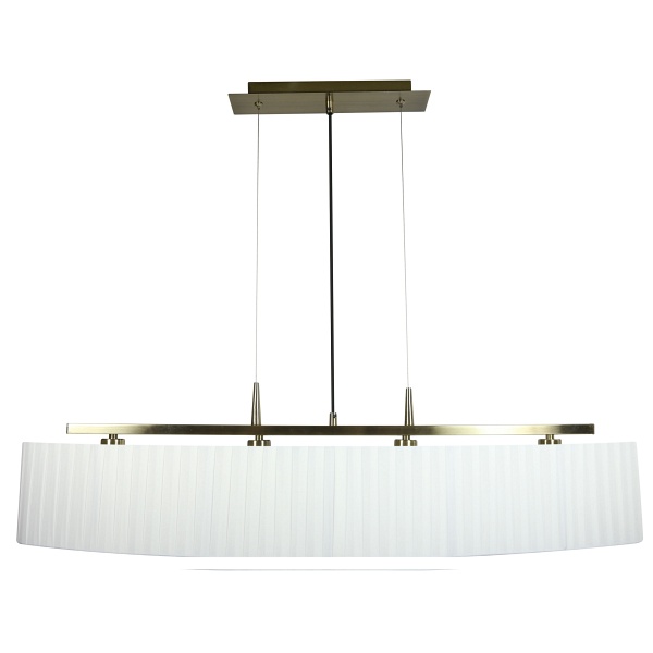 Berg Lampa Wisząca 4X40W E14 Patyna Abażur Biały Candellux