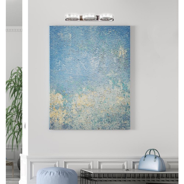 Shipi Lampa Kinkiet 3X3W Led Kryształki Stal Nierdzewna Candellux