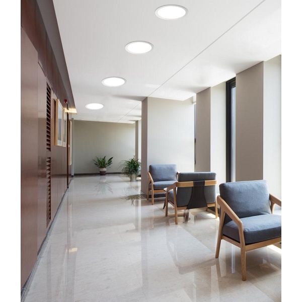 Sp-03 Wh 9W Led 230V Oczko Sufitowe Lampa Sufitowa Panel Led Stała Okrągła Śr. 170 Candellux