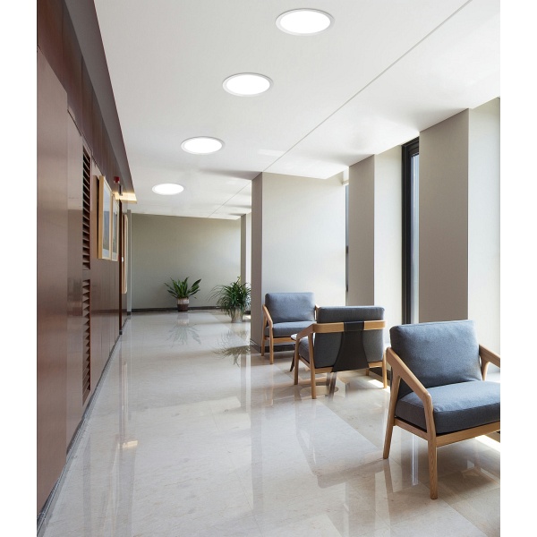 Sp-03 Wh 9W Led 230V Oczko Sufitowe Lampa Sufitowa Panel Led Stała Okrągła Śr. 170 Candellux