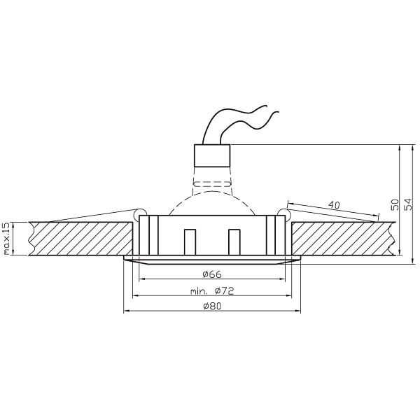 Uo-02 Sn Mr16 Sat. Nikiel Opr. Strop. Uchyl. Odlew Candellux