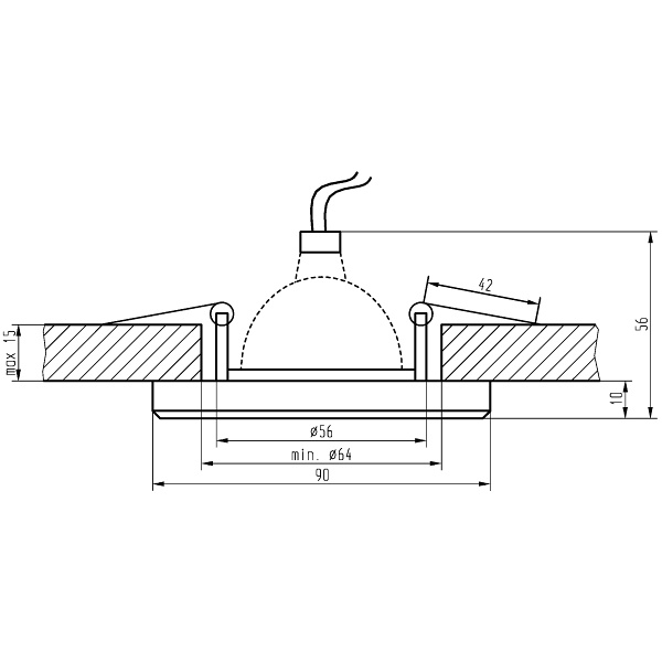 Zestaw Trzech Opraw Ss-13 Ch/Bk Czarne 3X50W Gu10 Bez Żarówki Candellux