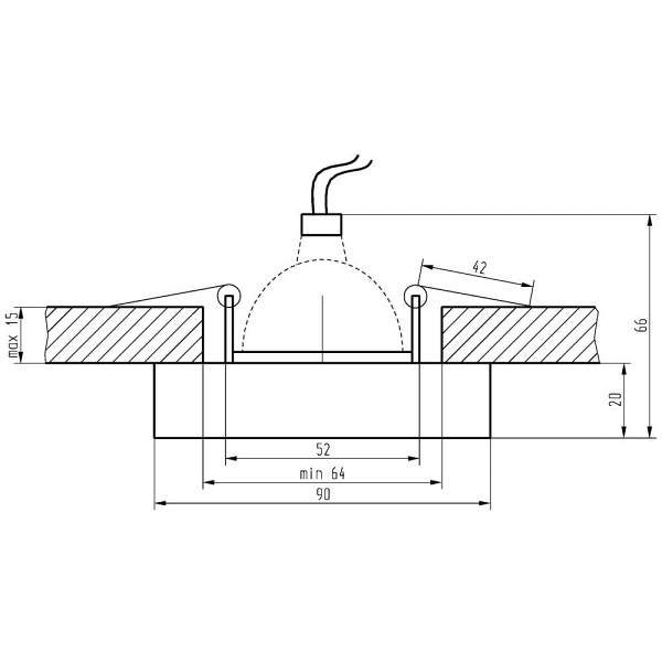Trzech opraw ss-16 ch/wh Zestaw - Candellux