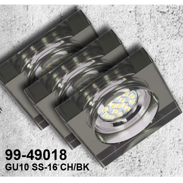 Trzech opraw ss-16 ch/bk Zestaw - Candellux