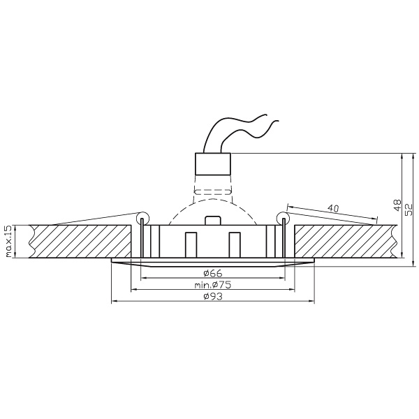 Uo-03 Gab Mr16 Ant.zł Opr. Strop. Uchyl. Grecka Candellux