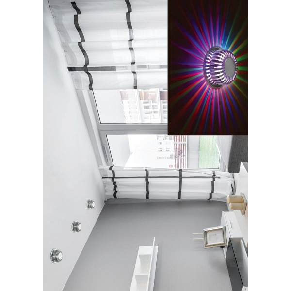 Sa-09 Al 3W Led Rgb 230V Oczko Sufitowe Lampa Sufitowa Aluminiowa Candellux