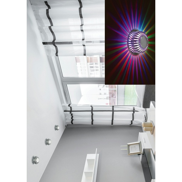 Sa-09 Al 3W Led Rgb 230V Oczko Sufitowe Lampa Sufitowa Aluminiowa Candellux