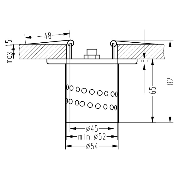 Sa-11 Al 3W Led Smd Rgb 230V Oczko Sufitowe Lampa Sufitowa Aluminiowa Candellux