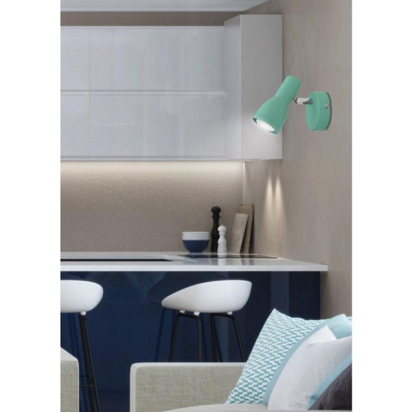 Picardo Lampa Kinkiet 1X40W E14 Miętowy Candellux