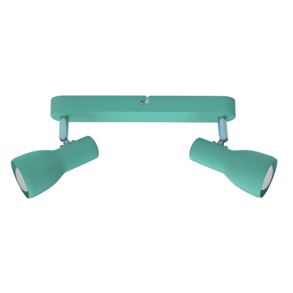 Picardo Lampa Sufitowa Listwa 2X40W E14 Miętowy Candellux