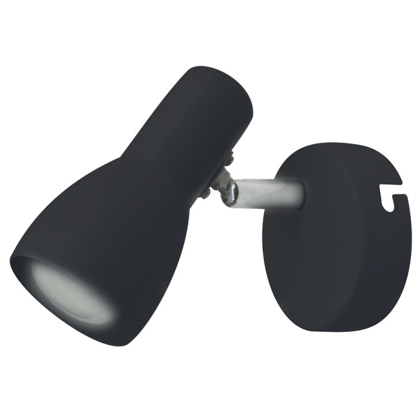 Picardo Lampa Kinkiet 1X40W E14 Czarny Matowy Candellux