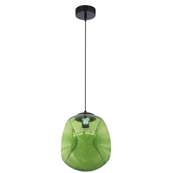 Club Lampa Wisząca 28 1X60W E27 Zielony Candellux