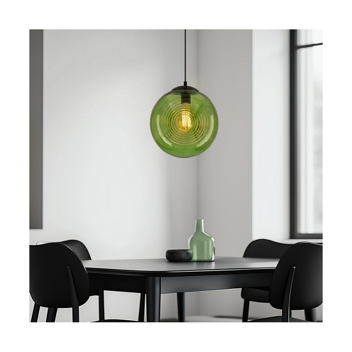 Lampa wisząca Club 28 zielona 1x60w - Candellux