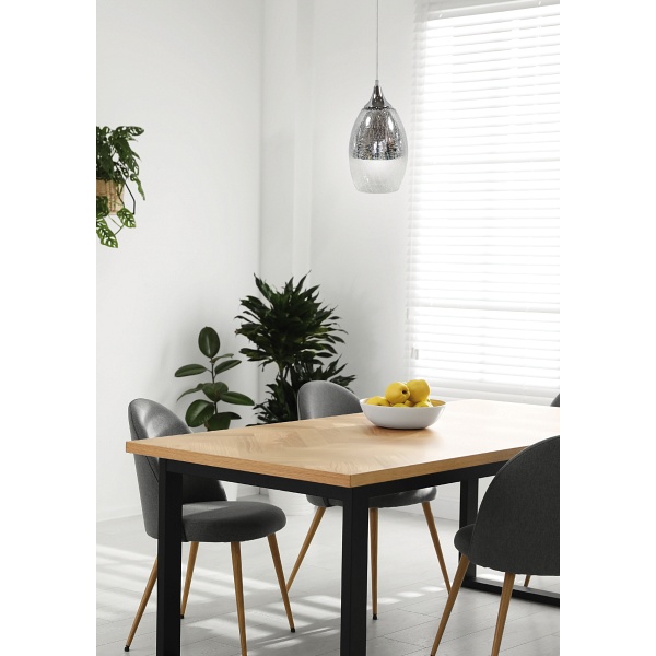 Celia Lampa Wisząca 16 1X60W E27 Srebrny Candellux