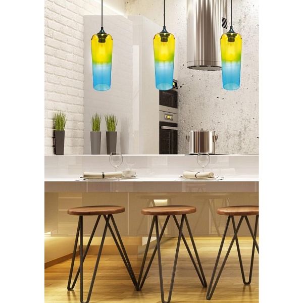Eol Lampa Wisząca 11/29 1X60W E27 Żółto Zielony Candellux