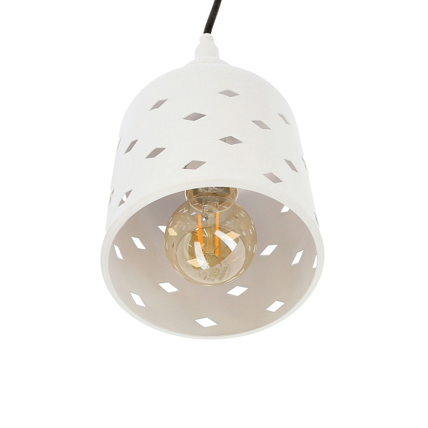 Hamp Lampa Wisząca 15/26 1X60W E27 Biały Candellux