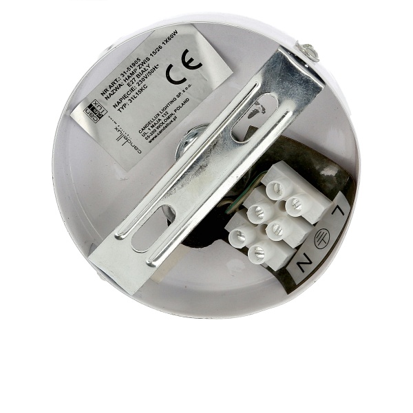 Hamp Lampa Wisząca 15/26 1X60W E27 Biały Candellux