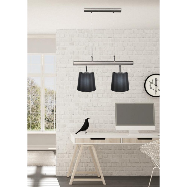 Milonga Lampa Wisząca 2X60W E27 Satyna Candellux