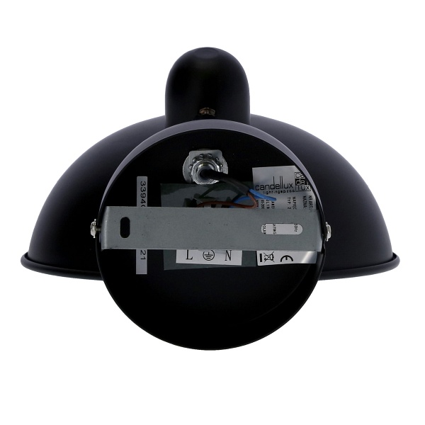 Durio Lampa Kinkiet 1X40W E14 Czarny Candellux