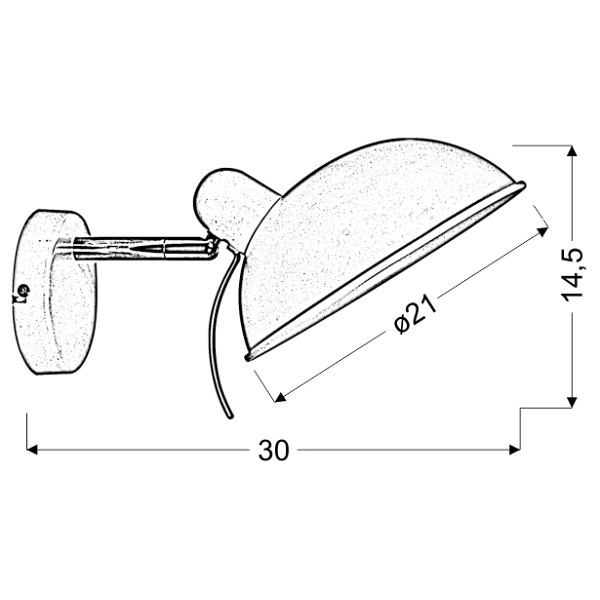 Durio Lampa Kinkiet 1X40W E14 Czarny Candellux