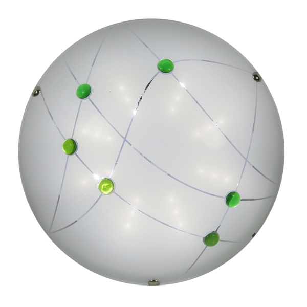 Duca Lampa Sufitowa Plafon 30 1X10W Led 6500K Zielony Candellux