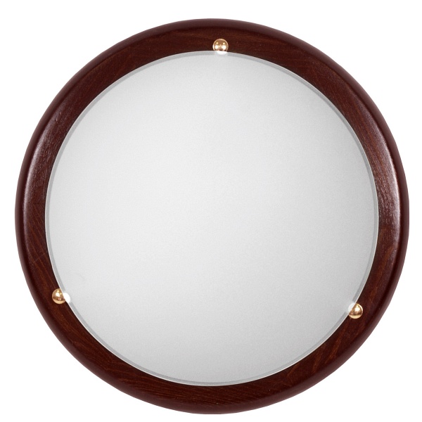 Bianca Lampa Sufitowa Plafon 40 Drewno Standard 16W Led 6500 K Wenge Candellux