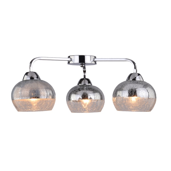 Cromina Lampa Sufitowa 3X60W E27 Chrom Candellux