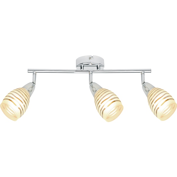 Jubilat Lampa Sufitowa Listwa 3X10W E14 Led Chrom Candellux