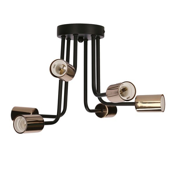 Spill Lampa Wisząca 6X60W E27 Czarny Candellux