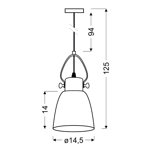 Video 3 Lampa Wisząca 1X60W E27 Miedziany Candellux