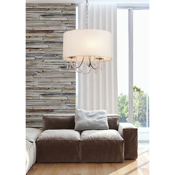 Ruti Lampa Wisząca 40 3X40W E14 Beżowy Candellux