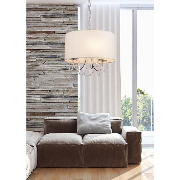 Ruti Lampa Wisząca 40 3X40W E14 Beżowy Candellux