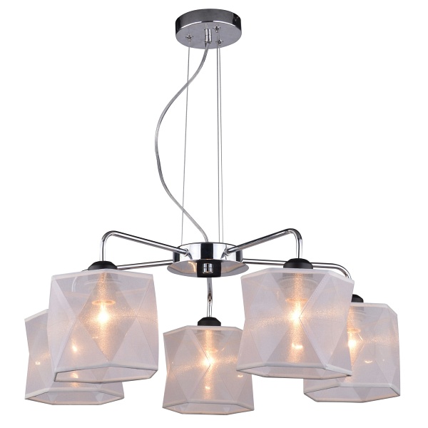 Nosja Lampa Wisząca 5X40W E27 Chrom Candellux