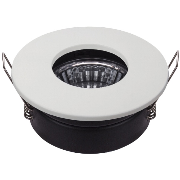 Sh-12 Wh Mr16 Biały Oczko Sufitowe Lampa Sufitowa Hermetyczna Ip65 Odporna Na Wilgoć Candellux