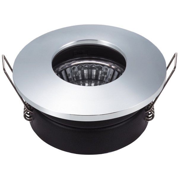 Sh-12 Ch Mr16 Chrom Oczko Sufitowe Lampa Sufitowaawa Hermetyczna Ip65 Odporna Na Wilgoć Candellux