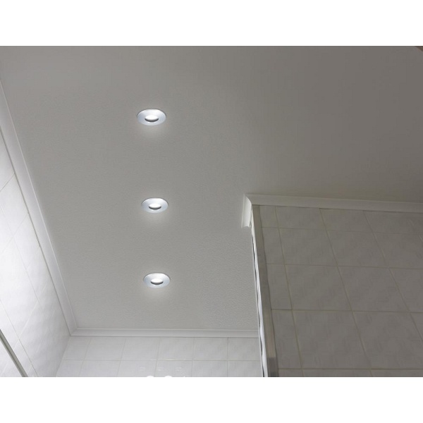 Sh-12 Ch Mr16 Chrom Oczko Sufitowe Lampa Sufitowaawa Hermetyczna Ip65 Odporna Na Wilgoć Candellux