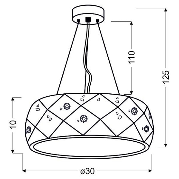 Lampa wisząca 30 Glance - Candellux