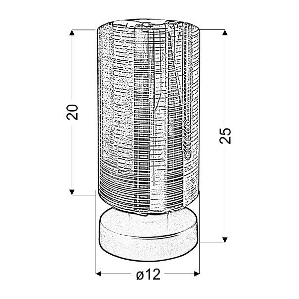 Cox Lampka Gabinetowa 1X60W E27 Złoty Candellux