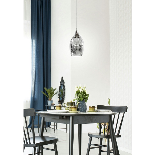 Marina Lampa Wisząca 14 1X60W E27 Chrom Candellux