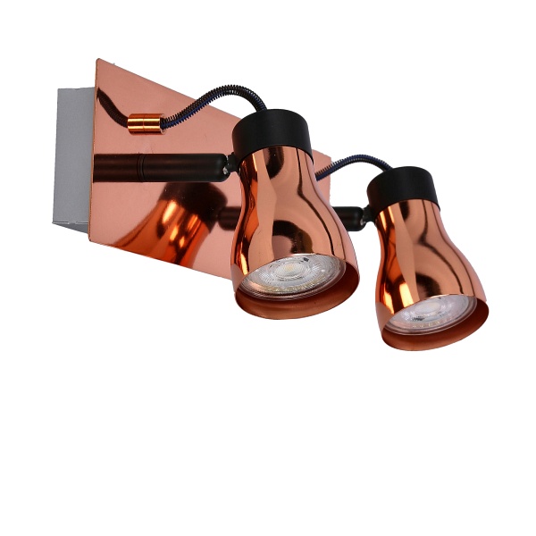 Lampa Angus Listwa 2X50W Gu10 Czarny+Miedziany Bez Żarówek Candellux