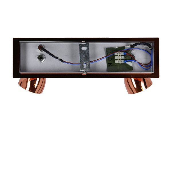 Lampa Angus Listwa 2X50W Gu10 Czarny+Miedziany Bez Żarówek Candellux