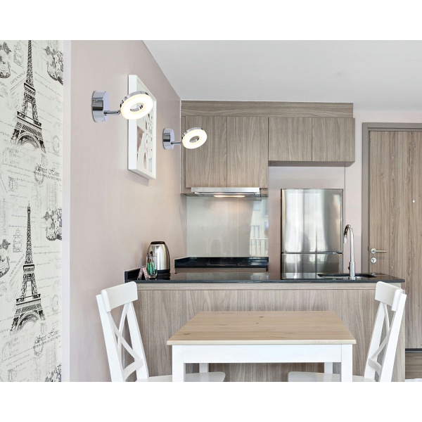 Thema Lampa Kinkiet 1X5W Led Chrom Candellux