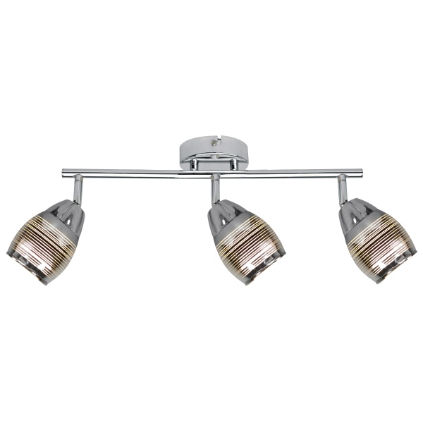 Milton Lampa Sufitowa Listwa 3X10W E14 Led Chrom Candellux