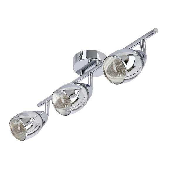 Milton Lampa Sufitowa Listwa 3X10W E14 Led Chrom Candellux